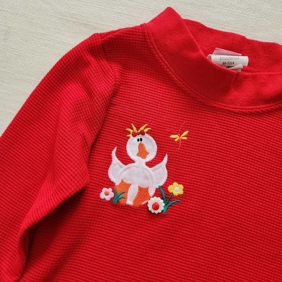 Vintage Duck Girly Long Sleeve 3t - Picture 2 of 8